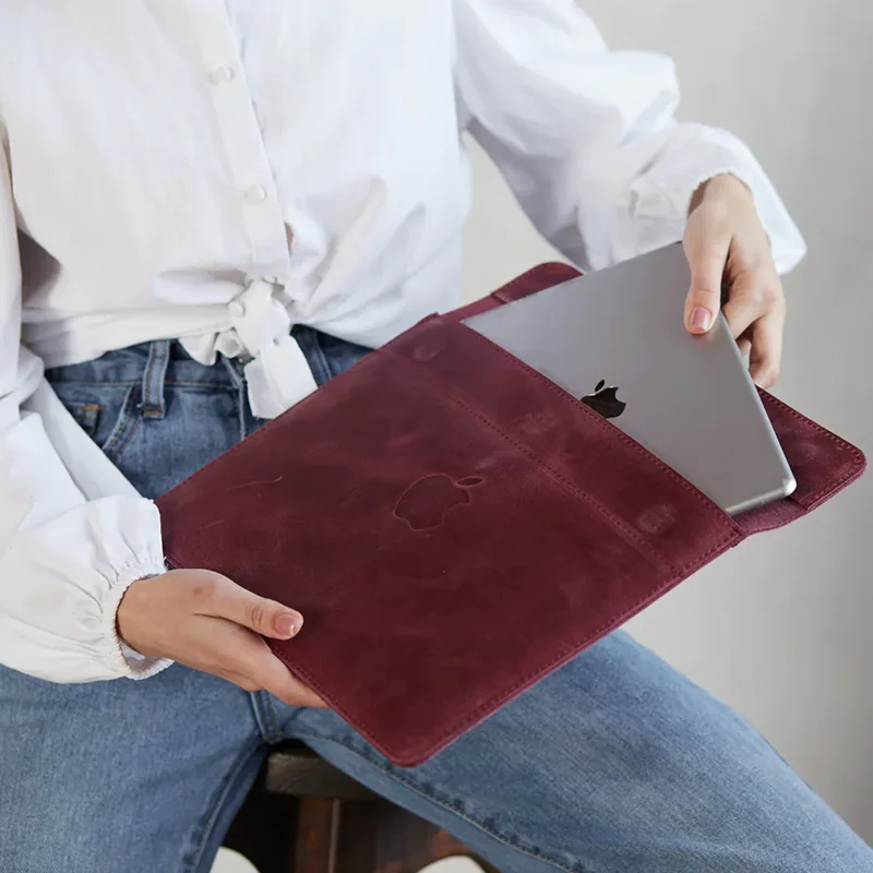 чохол для планшета з бахромою зі шкіри коня екологічно чиста безпечна хендмейд вироби plazabag