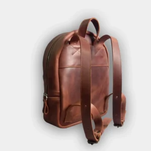 Дизайнерський шкіряний рюкзак для жінок з міцними та зручними лямками, надійною ручкою і компактного розміру для зберігання техніки і документів