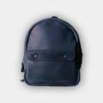 Класичний шкіряний рюкзак для активної сучасної бізнес-леді з компактною кишенею, зручним замком та надійною шкіряною ручкою для носіння