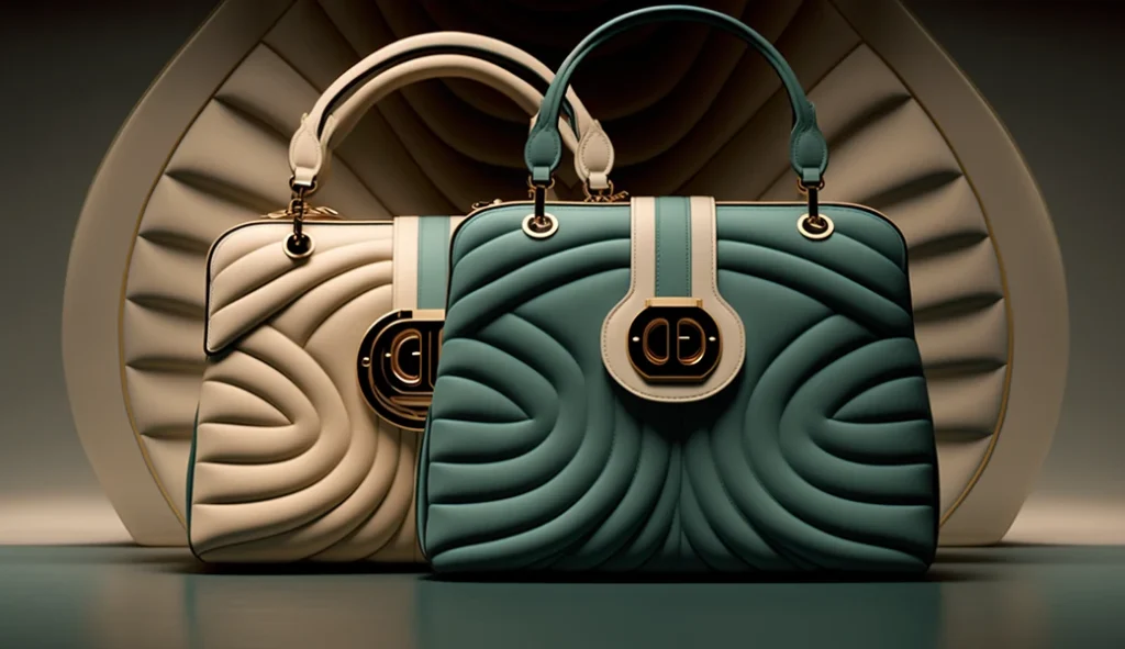 Модні шкіряні сумки майбутнього зі штучним інтелектом та сучасними технологіями з вбудованими сенсорами та датчиками для вимірювання температури