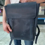 Вишуканий рюкзак зі шкіри для сучасних жінок і активних чоловіків з великим відділенням для комп'ютера та кишенею для документів, кращий вибір для навчання, роботи і подорожей з невеликим багажем